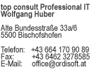 top consult wolfgang huber